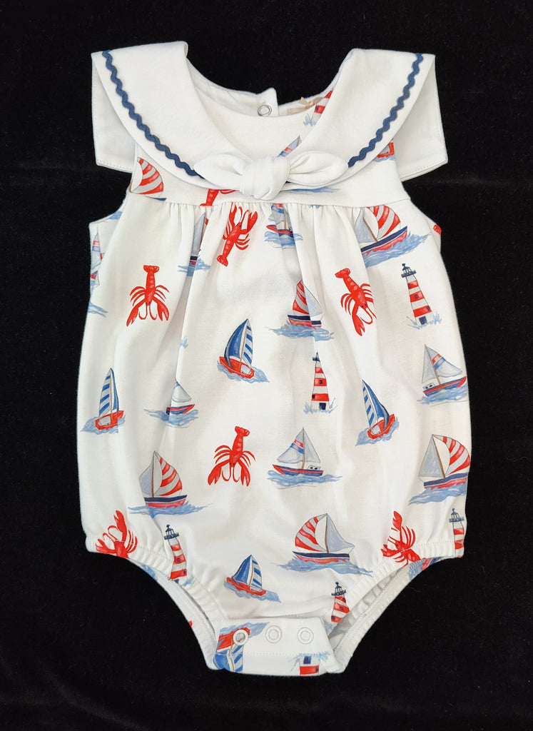 Baby Girl Nautical Bubble