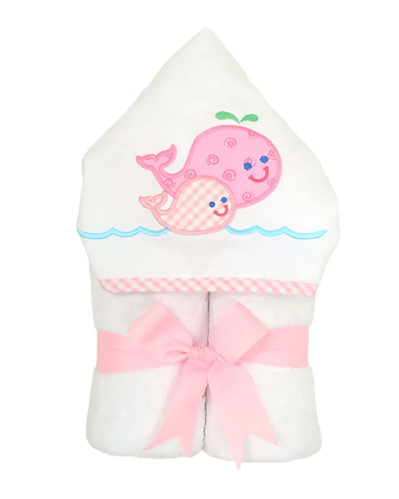 Pink Whale Everykid Towel