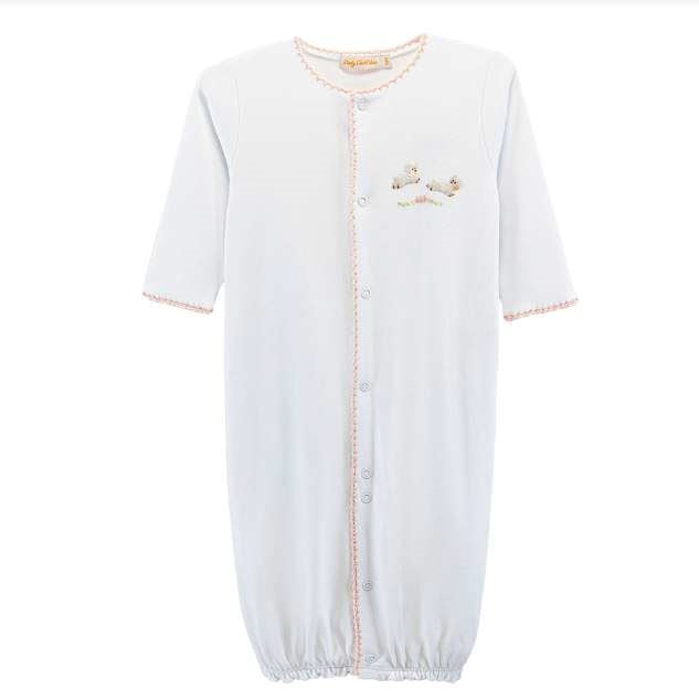 Baby Club Chic Baby Lambs Converible Gown with Baby Lambs