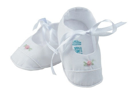 Mary Jane Style Booties With Rose