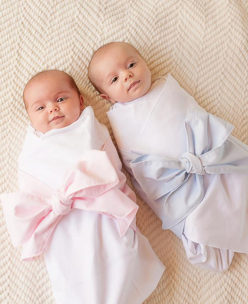 Bow Swaddle ® Palm Beach Pink