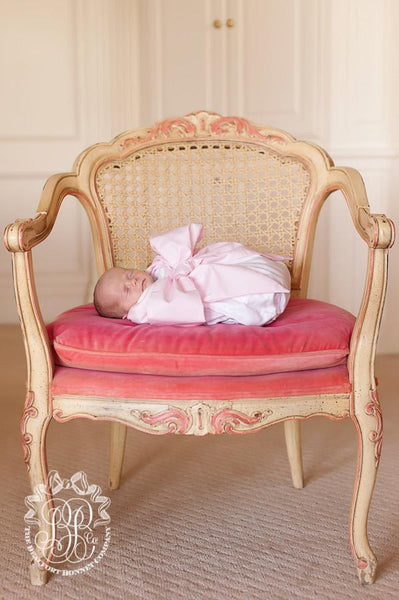 Bow Swaddle ® Palm Beach Pink