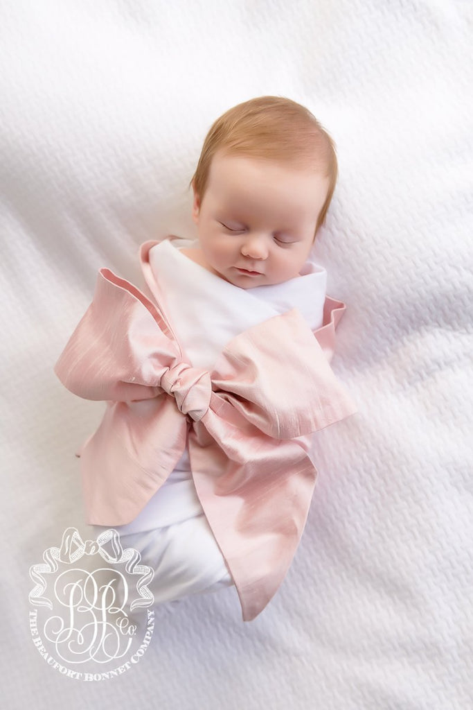 Silk Bow Swaddle ® Southern Blush Silk