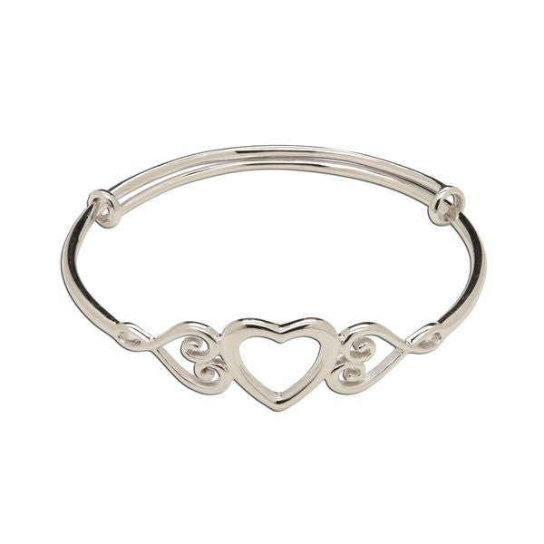 Sterling Silver Heart Bracelet