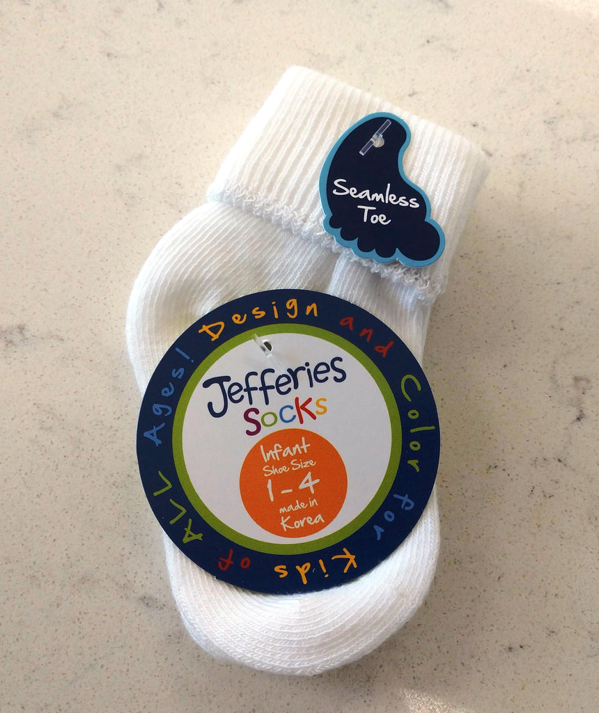 Smooth Toe Turn Cuff Socks 1 Pair