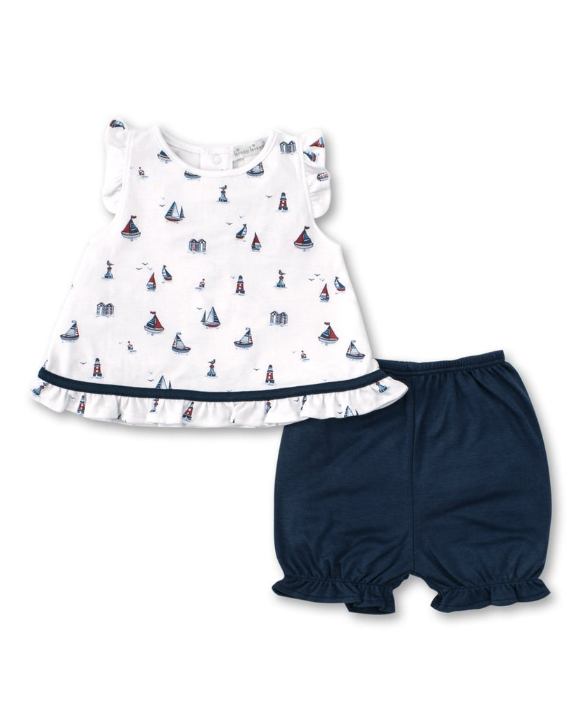 Baby Girls Seaside Surprise Nautical Sunsuit