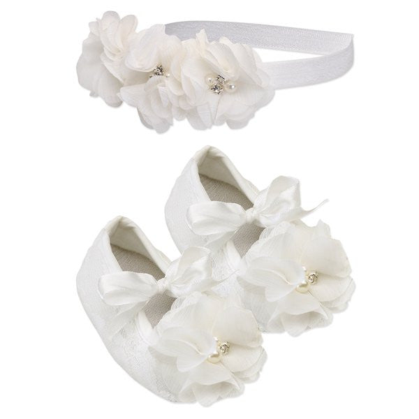 Petal Shoes and Headband