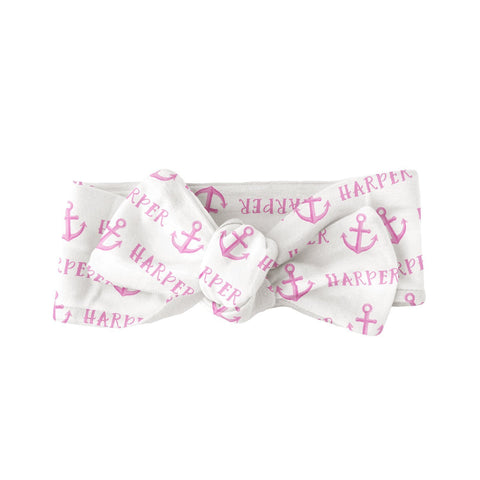 Sugar + Maple Bow  - Anchor Pink