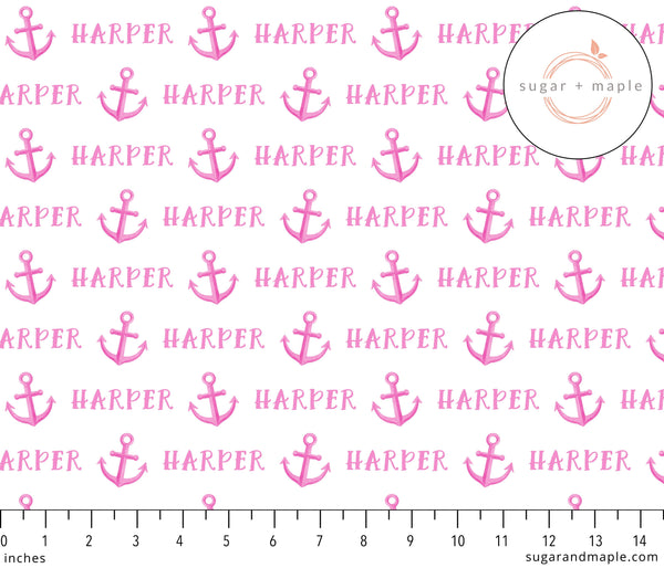 Sugar + Maple Small Blanket & Hat Set - Anchor Pink