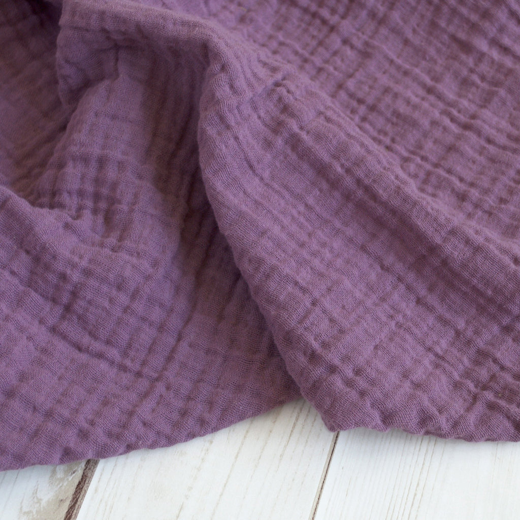 Sugar + Maple Classic Muslin Swaddle - Dusty Violet - OUT OF STOCK