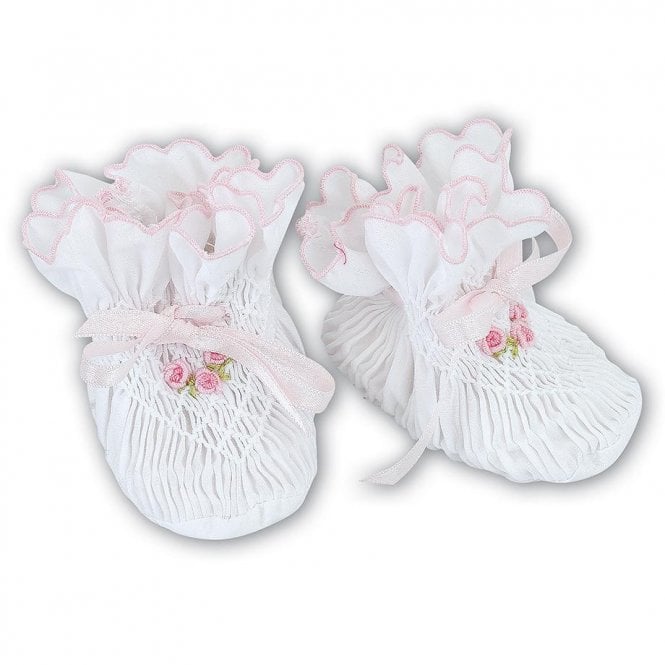 Baby Girl Smocked Booties