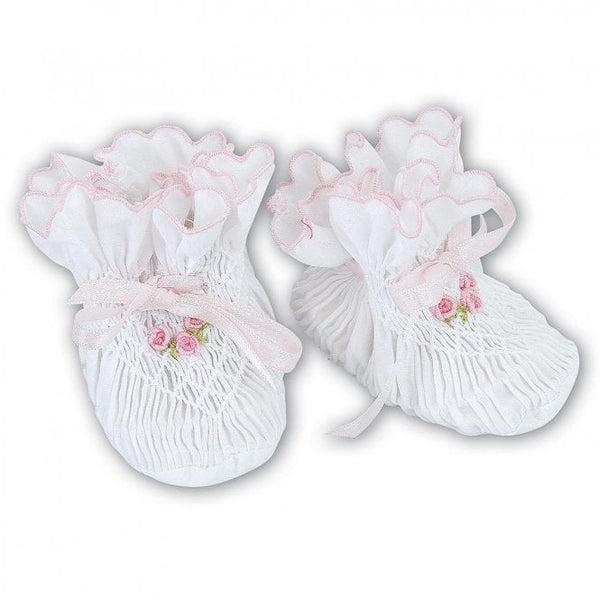 Baby Girl Smocked Booties