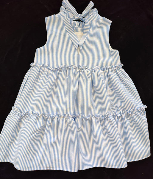 Natty Blue Stripe Dress