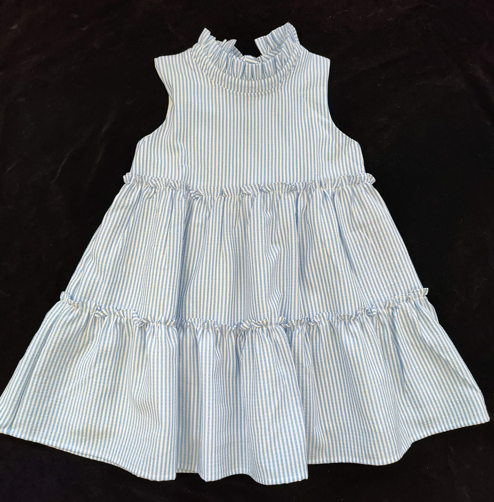 Natty Blue Stripe Dress