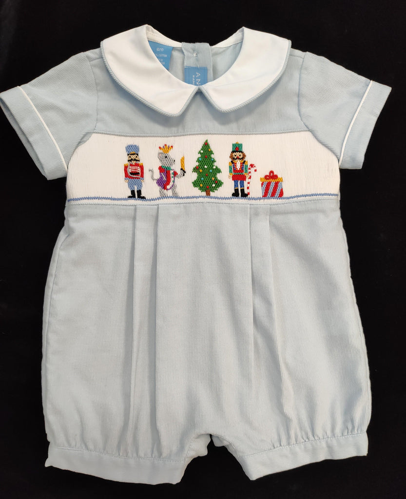 Boys Blue Corduroy Nutcracker Bubble