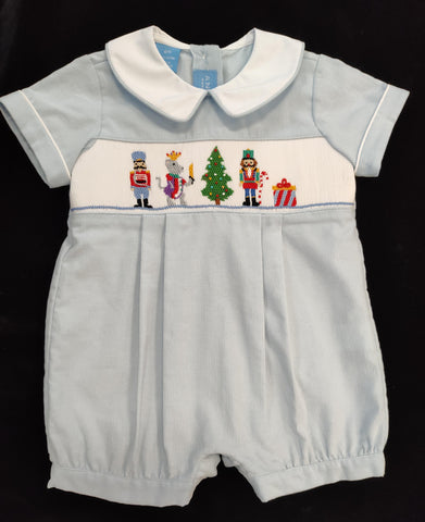Boys Blue Corduroy Nutcracker Bubble
