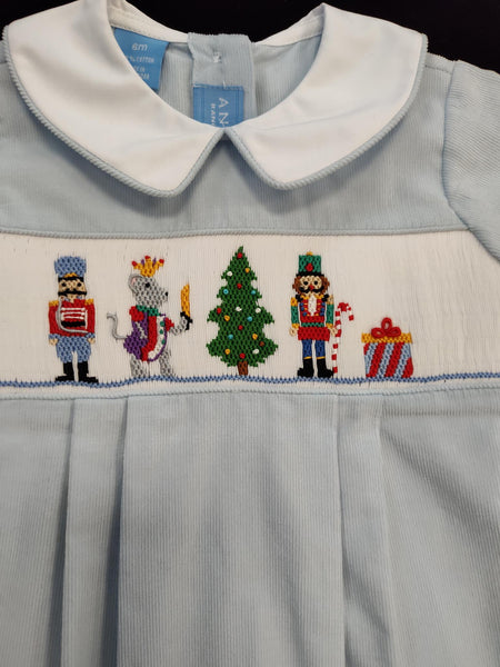 Boys Blue Corduroy Nutcracker Bubble