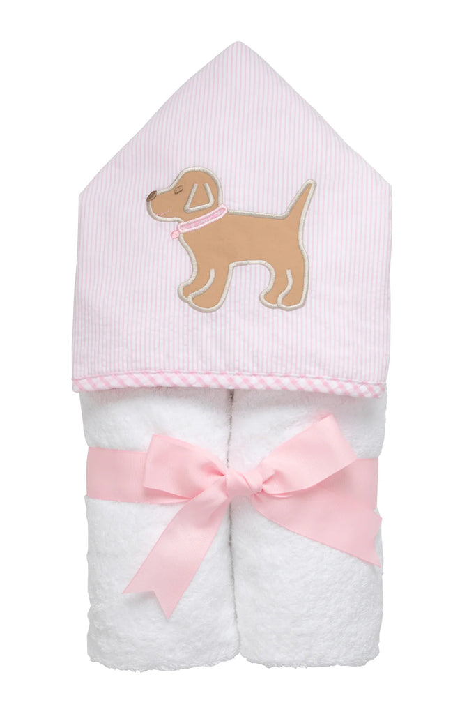 3 Martha's Pink Lab Pup Towel