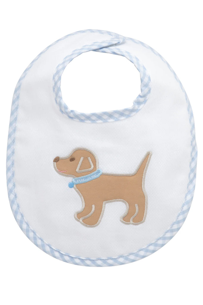 Lab Puppy Bib Blue