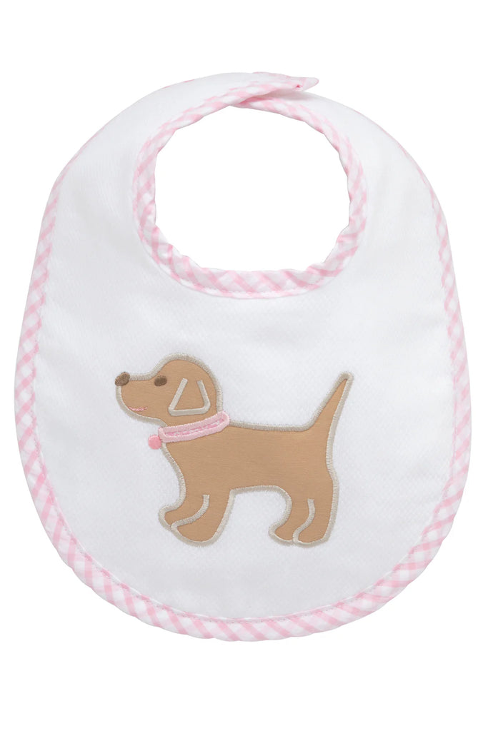 Pink Lab Puppy Bib