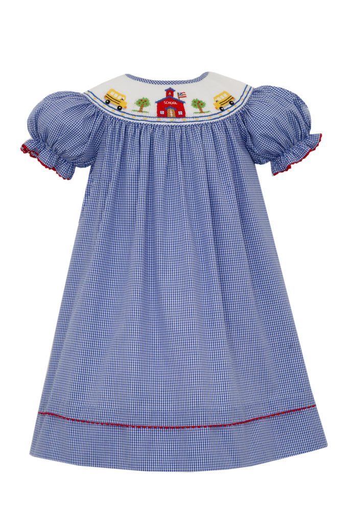 Girls Back To School Bishop Dress (School House)