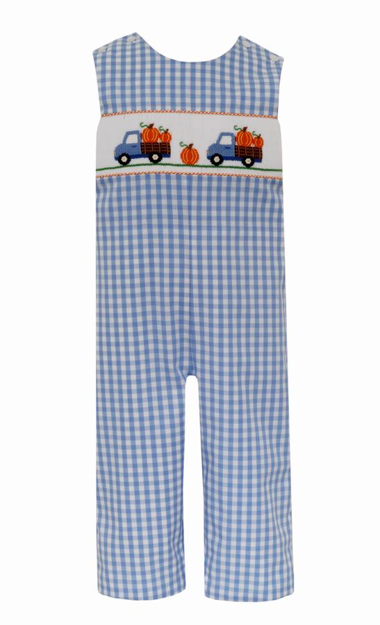 Blue Check Pumpkin Longall