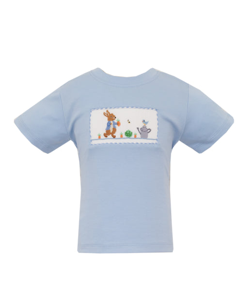 Boys Peter Rabbit Smocked Easter Shirt