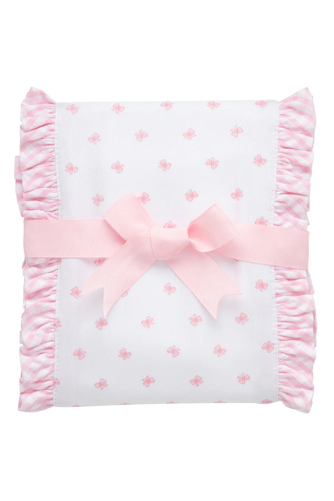 Pink Bow Fancy Burp