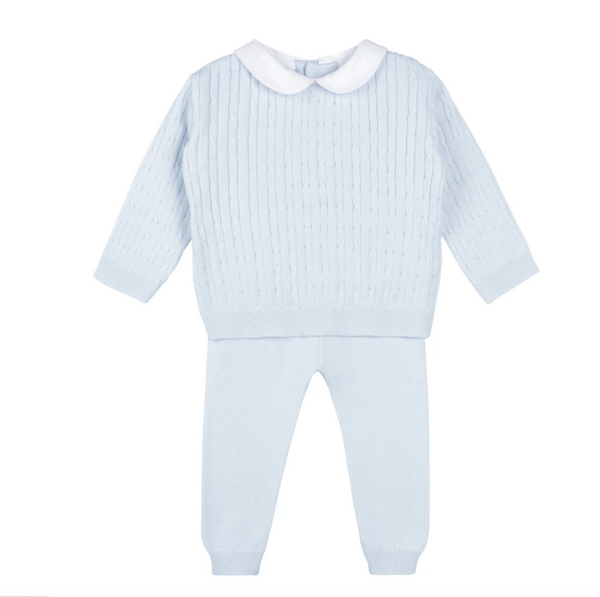 Boys Peter Pan Cable Knit Pantset