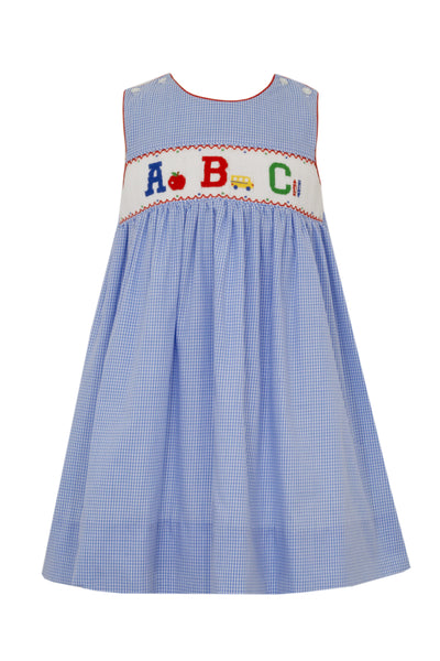 Anavini Girls Back To School Dress with ABC