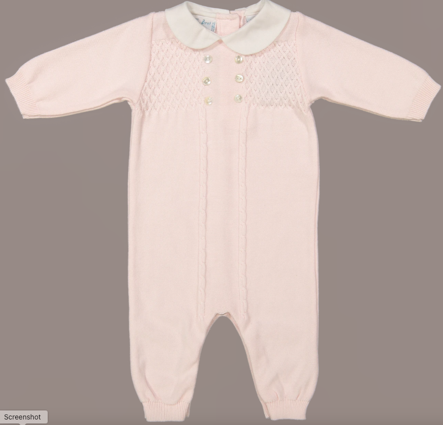 Feltman Brothers Girls Diamond Lattice Knit Longall