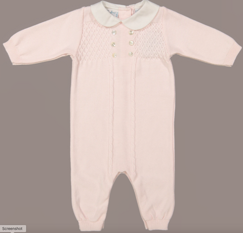 Feltman Brothers Girls Diamond Lattice Knit Longall