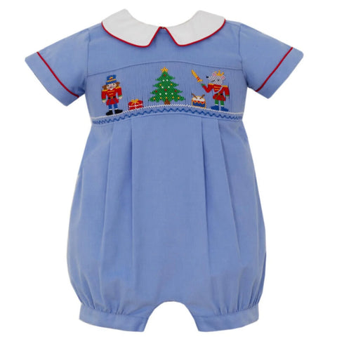 Boys Blue Christmas Nutcracker Bubble