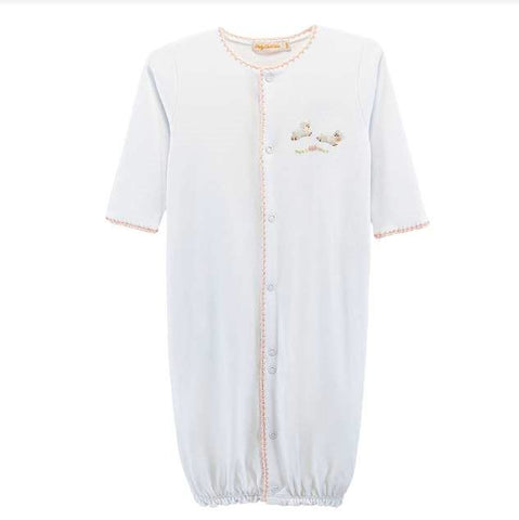 Baby Club Chic Baby Lambs Converible Gown with Baby Lambs