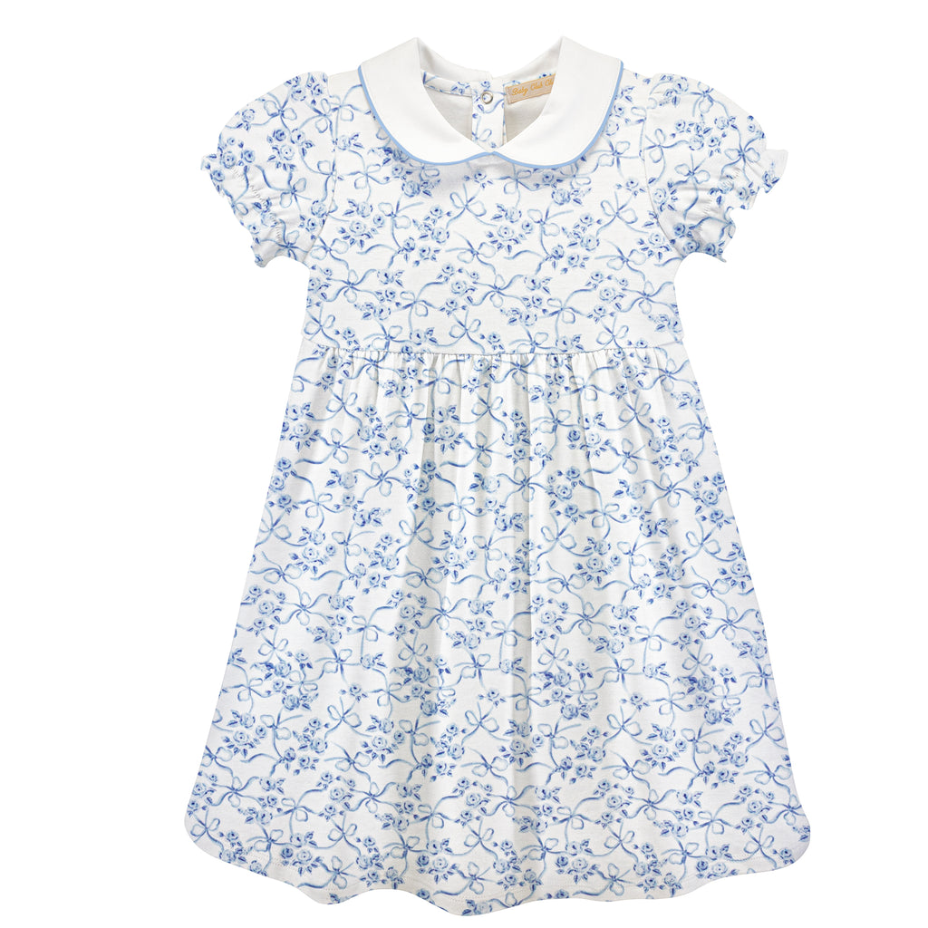 Blue Toile Dress