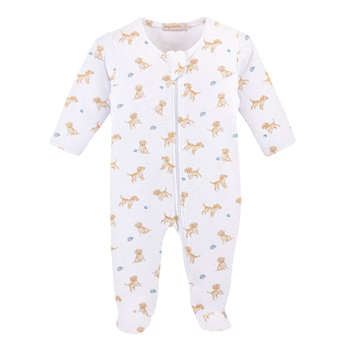 Tiny Puppies Printed Footie Longall