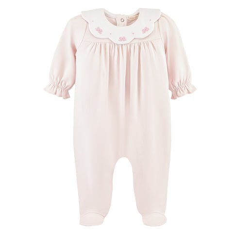 Pink Little Bows Footie