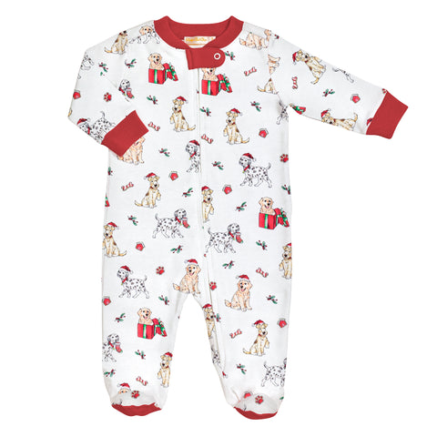 Baby Club Chic Baby Boys Holy Dog Christmas Longall
