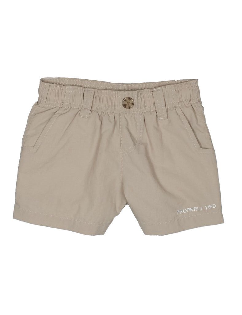 Properly Tied Boys Mallard Shorts Khaki