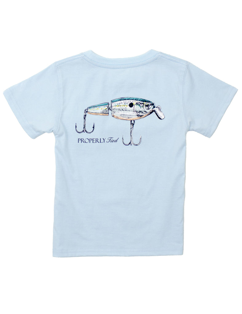 Boys Swimbait SS Periwinkle Tee Shirt