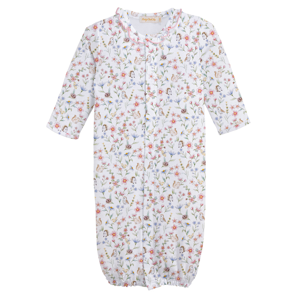 Friends Printed Convertible Gown