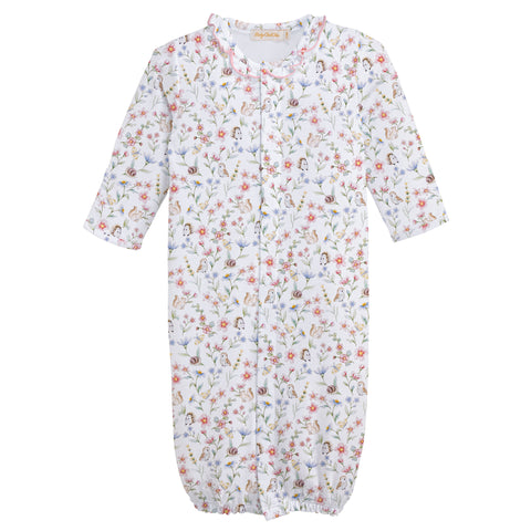 Friends Printed Convertible Gown