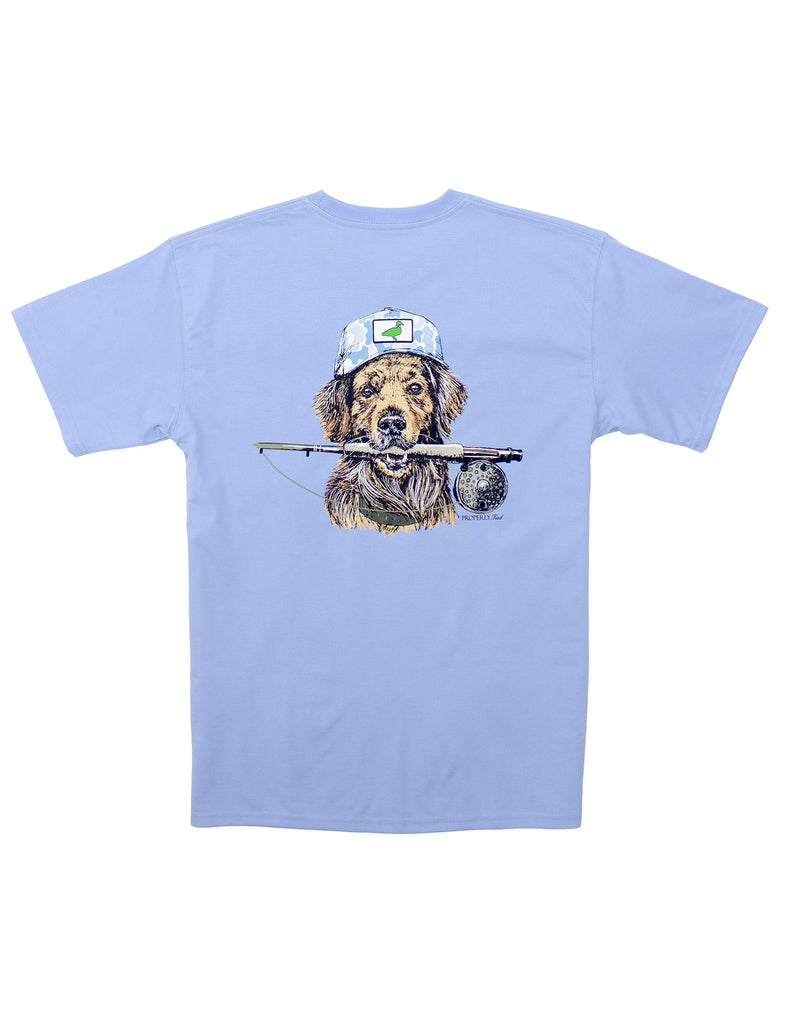 Boys Fishing Buddy SS Light Blue Tee Shirt