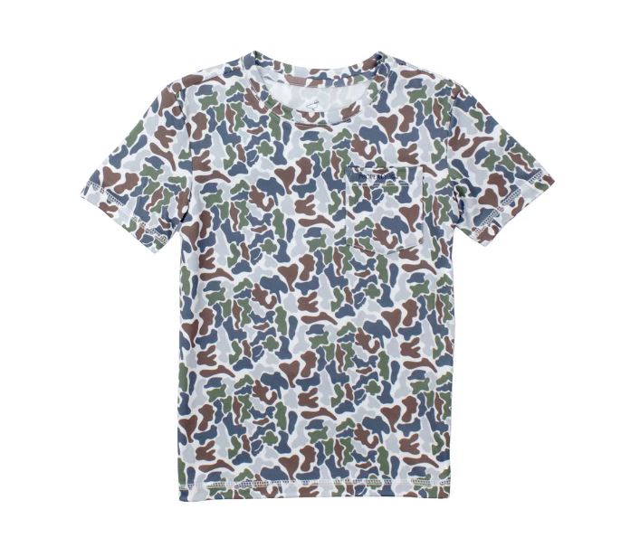 Boys Ravine Pocket Tee SS Terra Camo