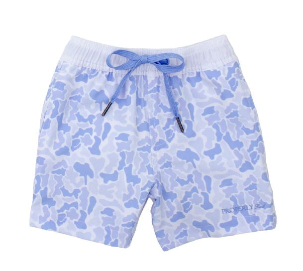Boys Riviera Swim Trunk River Camo