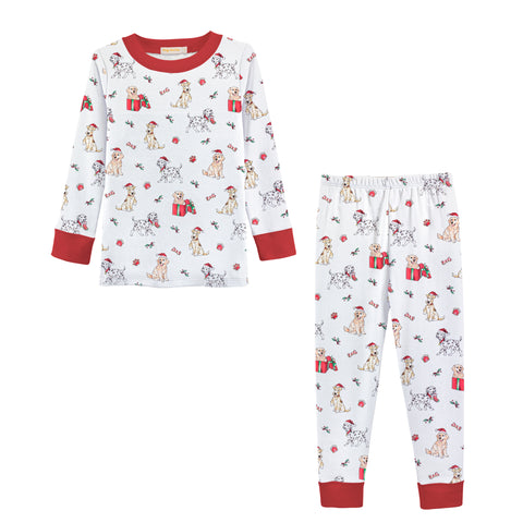 Holy Doggy Christmas Print Pajamas