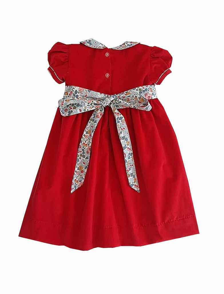 Betsy Red Corduroy Girl's Dress Betsy Red Corduroy Girl's Dress