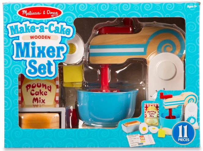 Melissa and Doug - 19840 - Ensemble avec mixeur en bois sur socle Melissa and Doug - 19840 - Ensemble avec mixeur en bois sur socle