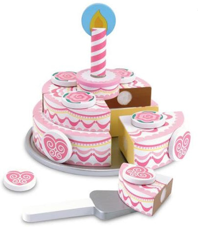 Triple-Layer Party Cake - Wooden Play Food - OUT OF STOCK