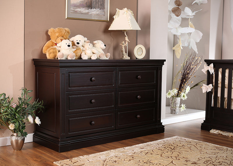 silva dresser Silva Edison Double Dresser - Flint Finish